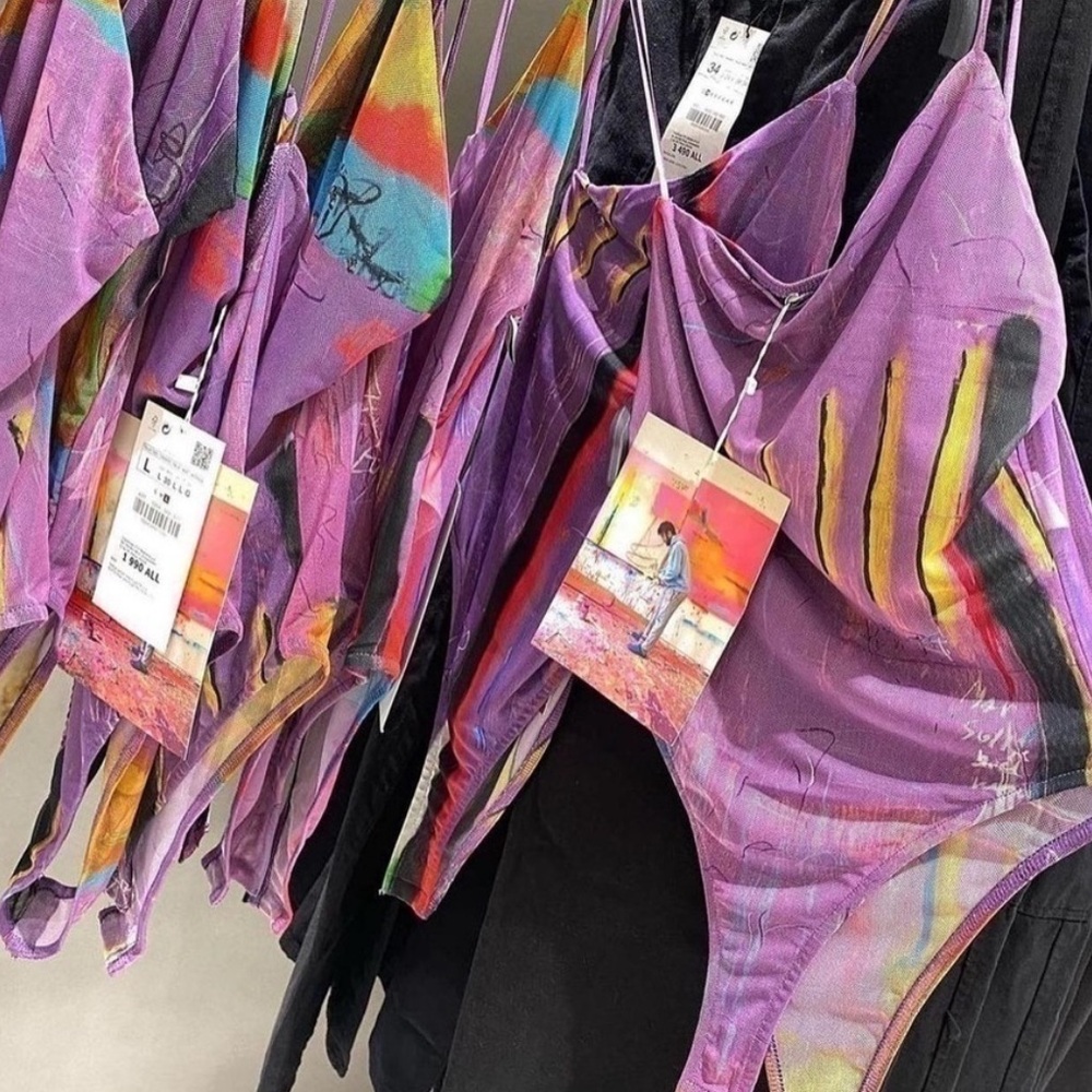 ZARA DAVID PHER Printed Bodysuit - Picture 8 of 9